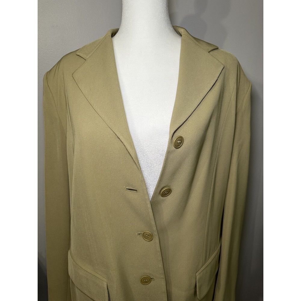 Evan‎ Picone Women's Beige Button Front Blazer Size 12   Career, Academia